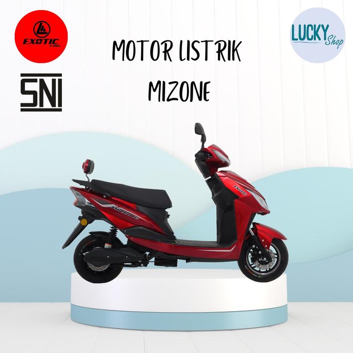 Gambar Motor Listrik MIZONE Garansi Resmi by Pacific - Merah dari luckyshoping99 undefined Tokopedia