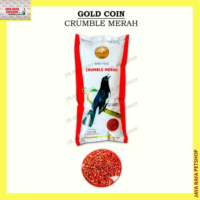 Gambar Gold coin bird feed makanan burung all varian 450G & 250G - MERAH 450.G dari JAYA RAYA PETSHOP undefined Tokopedia