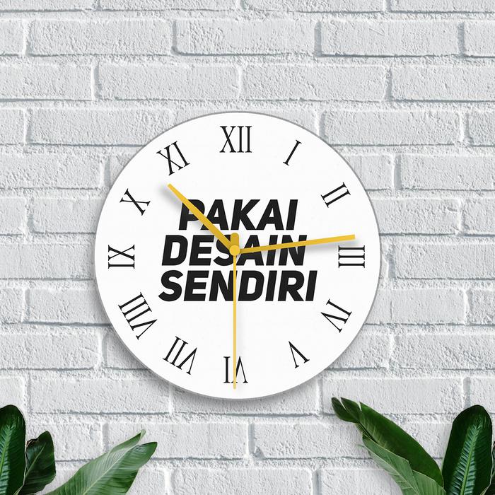Gambar Jam Dinding Kayu Custom Artistik | Bisa Pilih Desain atau Pakai Desain - DESAIN SENDIRI dari Createugift undefined Tokopedia