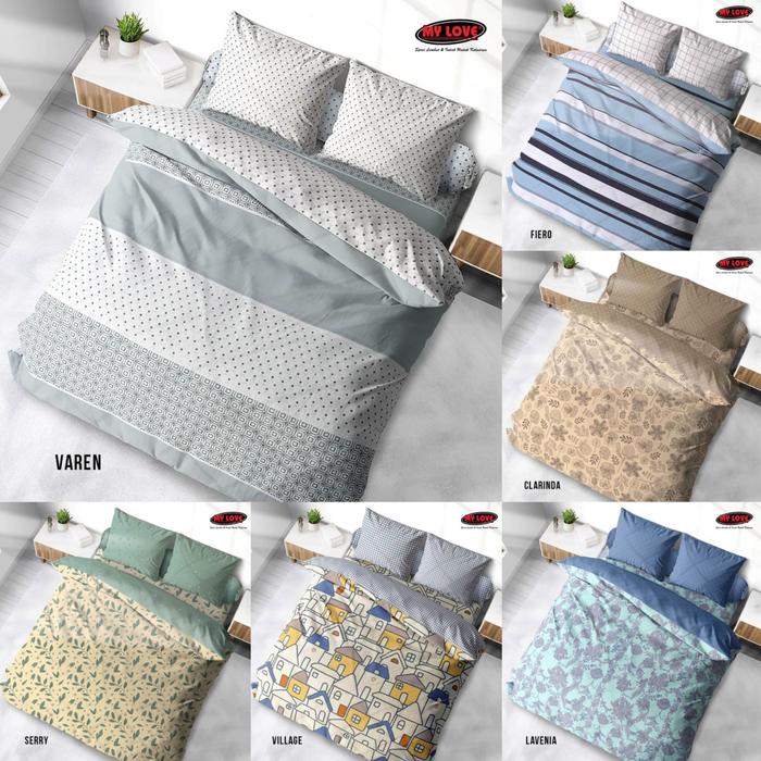Gambar Bed Cover set MyLove Bedcover My Love Uk 180x200 T30 King no.1 - BARU - Random dari wenzshop undefined Tokopedia