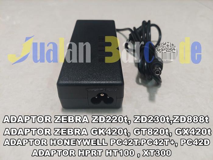 Gambar POWER SUPPLAY | ADAPTOR PRINTER BARCODE ZEBRA GK420T|GT820T - OEM-3 dari JUALAN BAR CODE undefined Tokopedia