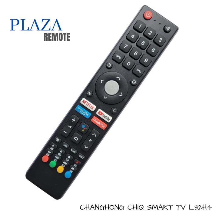 Gambar REMOTE TV CHANGHONG CHIQ SMART TV LED NETFLIX MULTIFUNGSI TANPA SETING - L32H4 dari PLAZAREMOTE undefined Tokopedia