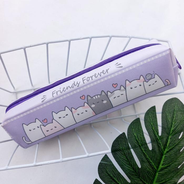Gambar Kotak Pensil Mini Case Motif FRIENDS FOREVER Tempat Pensil Lucu - Ungu dari fanila surabaya undefined Tokopedia