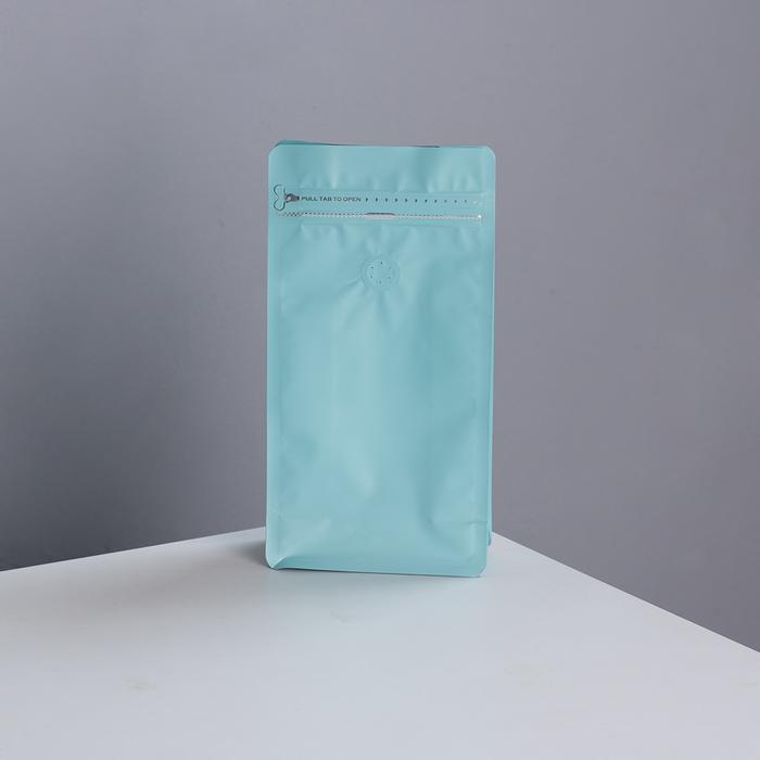 Gambar Standing Pouch Coffee 500 gr Alumunium Packaging Kopi Valve Katup 500g - Biru Muda dari Conalli undefined Tokopedia
