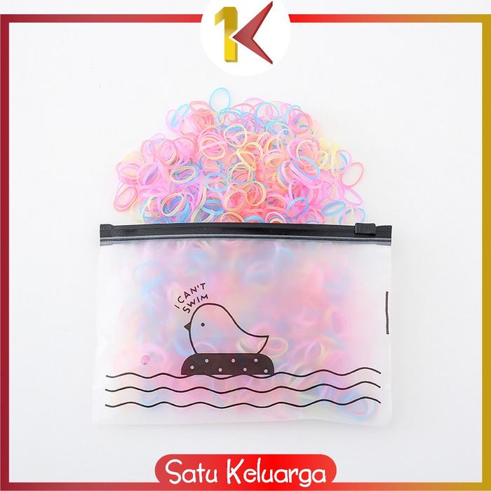 Gambar SK-C586 Ikat Rambut Elastis Motif Polos 1000 PCS Bahan Karet Aksesoris - JELLY dari Satukeluarga undefined Tokopedia