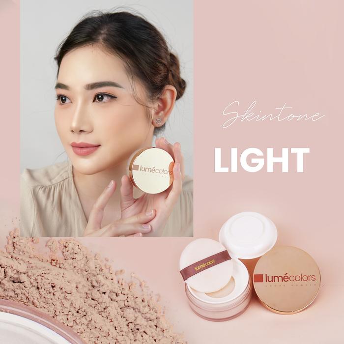 Gambar Lumecolors Loose Powder 8gr | Bedak Tabur Bertahan Hingga 16 Jam - LIGHT dari Lumecolors Official Indonesia undefined Tokopedia