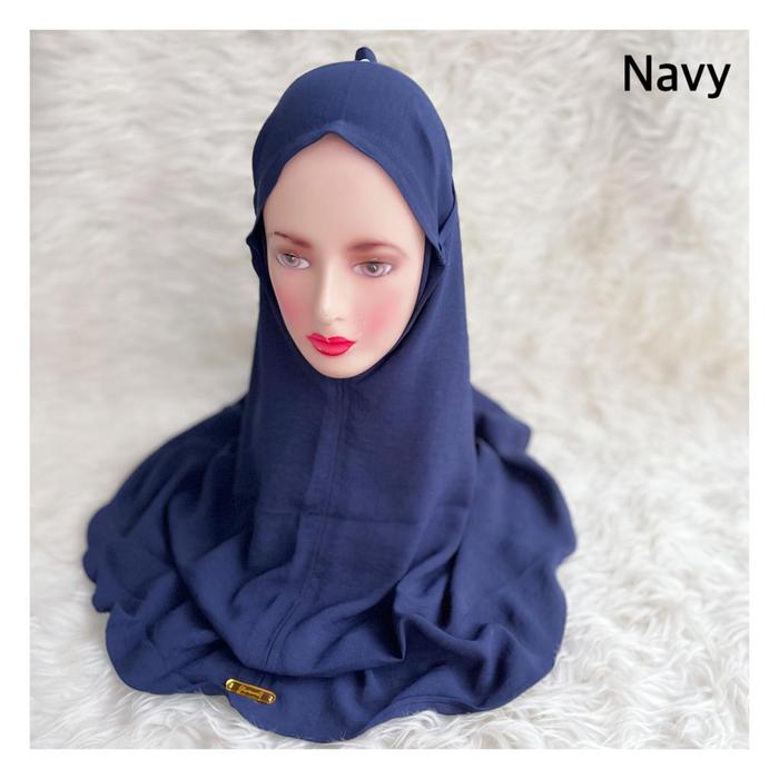 Gambar Bergo naura - navy dari yamunaid undefined Tokopedia