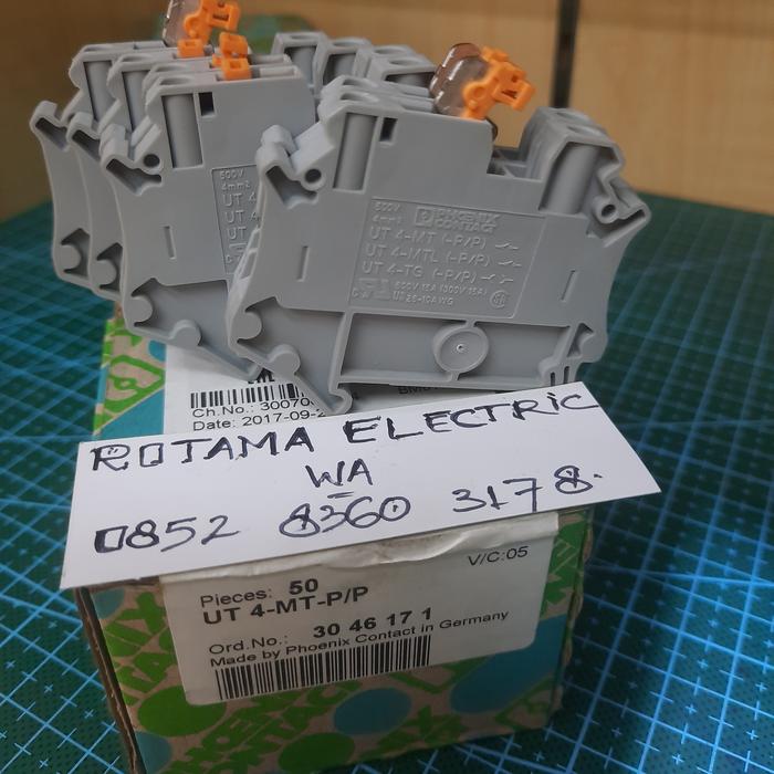 Gambar UT 4-MT-P/P PHOENIX CONTACT KNIFE DISCONNECT TERMINAL BLOCK UT4-MT-P/P dari Rotama Electric undefined Tokopedia