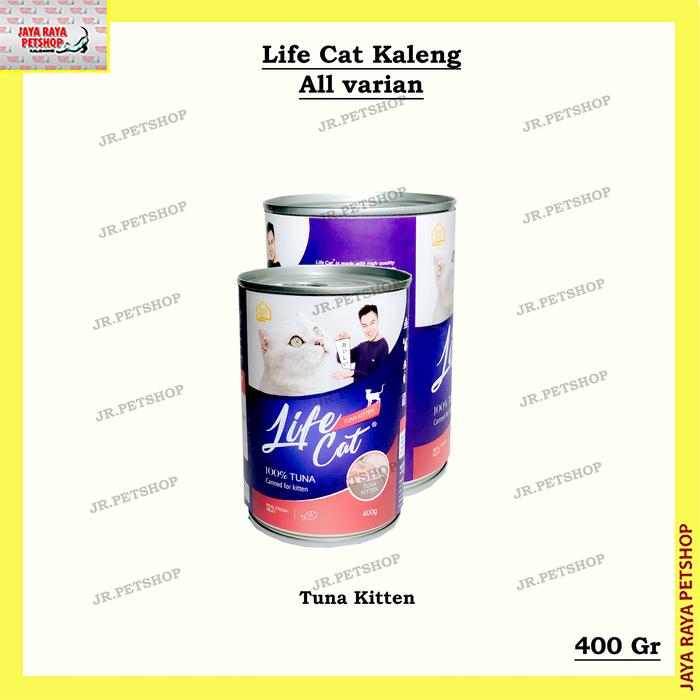 Gambar Life cat Kaleng makanan kucing all varian 400 gr - Tuna Kitten dari JAYA RAYA PETSHOP undefined Tokopedia