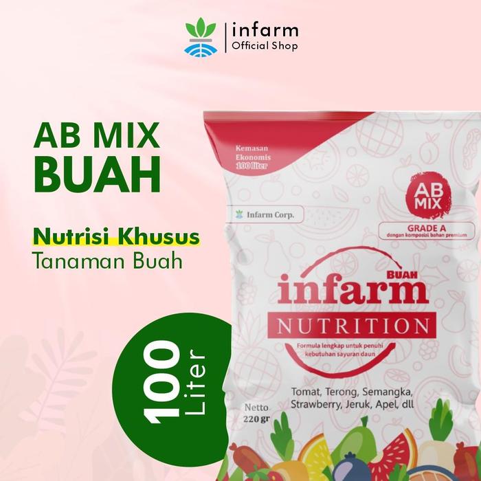 Gambar INFARM - Nutrisi Ab Mix Buah Untuk 100 Liter Pupuk Konvensional Tanah dari INFARM JAKARTA OFC undefined Tokopedia