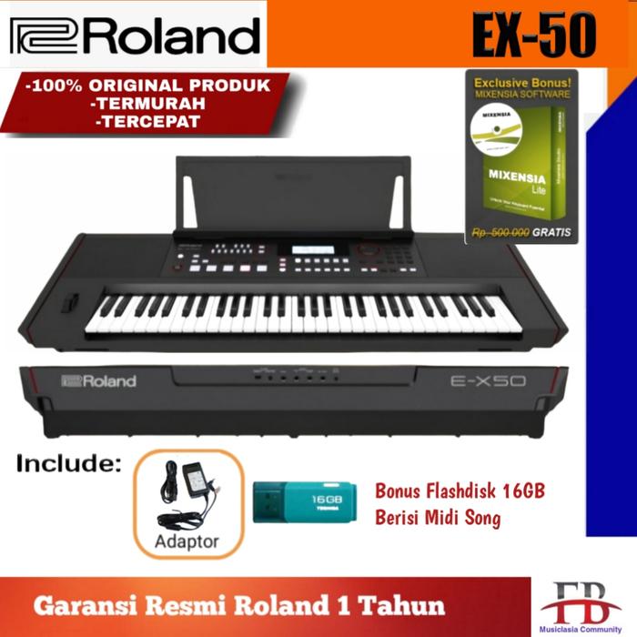 Gambar Roland EX50 Arranger Keyboard EX 50 EX-50 E X50 . ex50 Original - EX50 Bonus dari favebox undefined Tokopedia