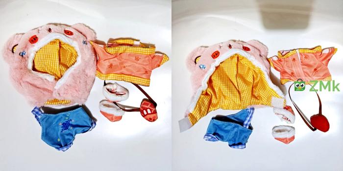 Gambar Clothes Doll 20cm Doll Clothes Sailor Bear Suit Hat Pants Overall - PLANET BEAR SET dari ZMk undefined Tokopedia