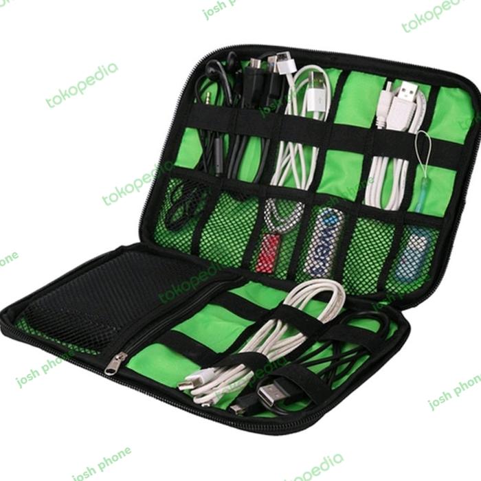 Gambar gadget organizer bag portable case L aksesoris peralatan traveling dari EKORBERUANG undefined Tokopedia