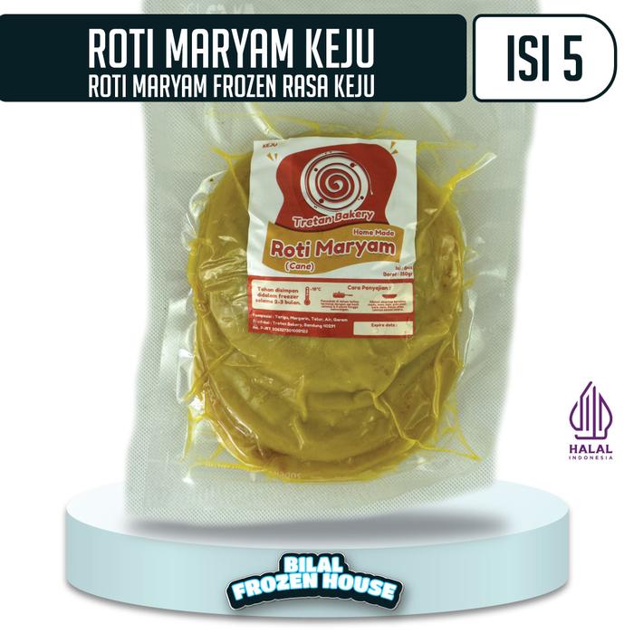 Jual Roti Maryam - Roti Canai Frozen - Roti Cane Tretan Bakery - Keju ...