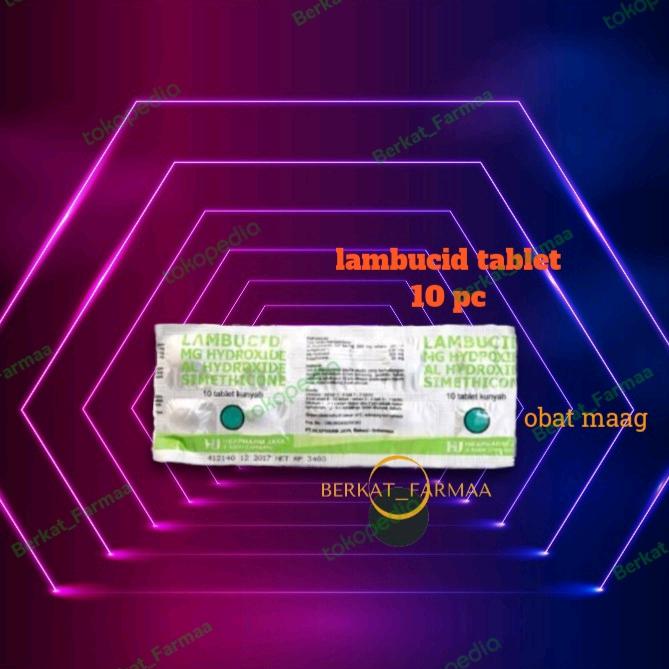 Gambar lambucid tablet 10pc obat maag dari Apotek Berkat Utama Farma undefined Tokopedia