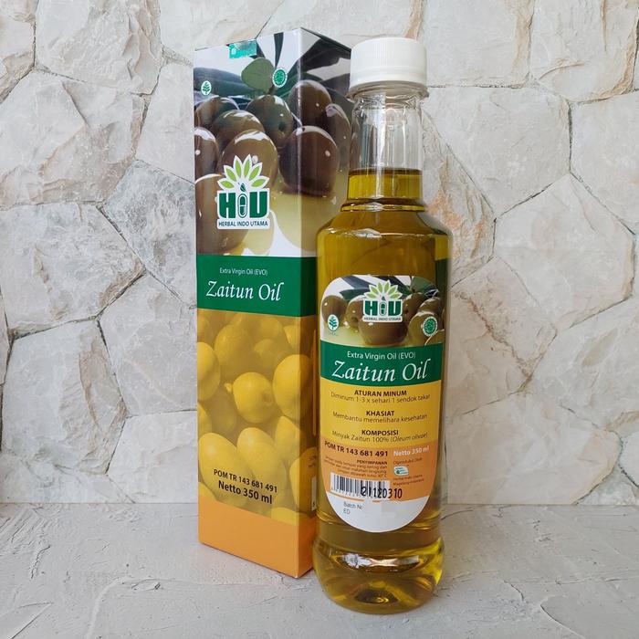Gambar HIU Zaitun Oil Extra Virgin (Minyak) isi 350 mL dari Alif Herbal Store undefined Tokopedia