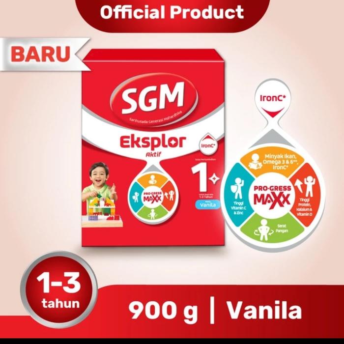 Gambar SGM EXPLORE 1 Plus Vanila/Madu 900g/900 gr - vanila dari titi133 undefined Tokopedia