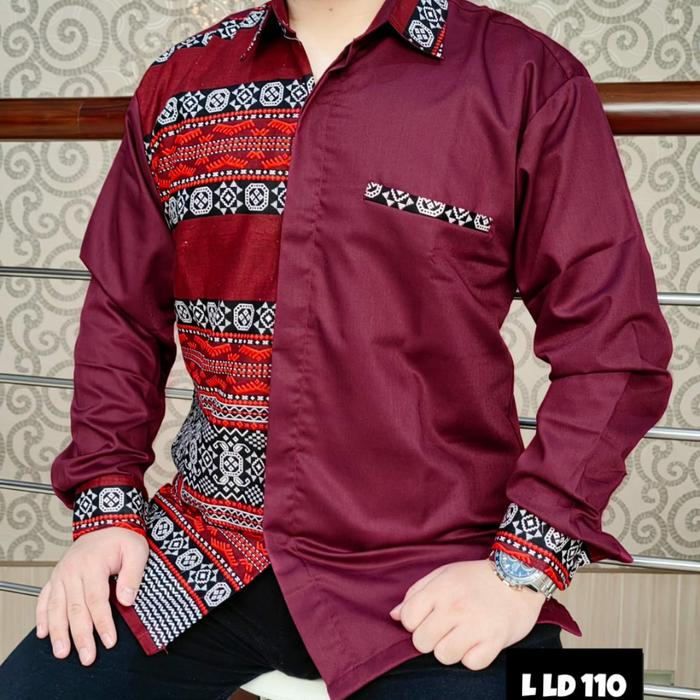 Gambar kemeja etnik dari LAPERMA undefined Tokopedia