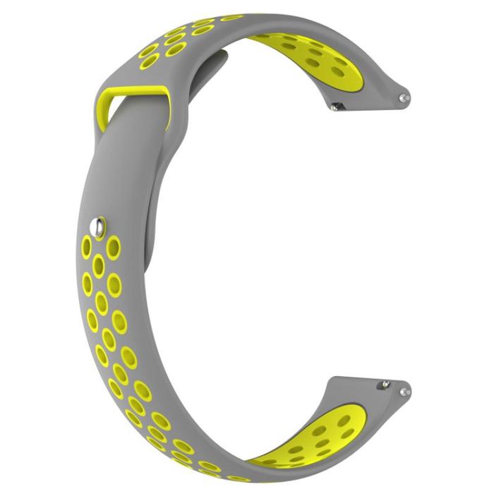 Gambar Tali Jam Watch Strap Realme Watch 3 - Nike Rubber Silikon Sporty - Grey Lime dari Galeri88Shop undefined Tokopedia