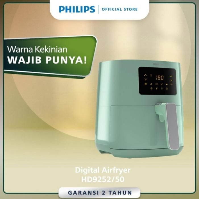 Gambar PHILIPS HD9252 Digital Air Fryer 4.1 Liter 1400 Watt HD 9252 - Tosca dari VIXION HOME SOLUTION undefined Tokopedia