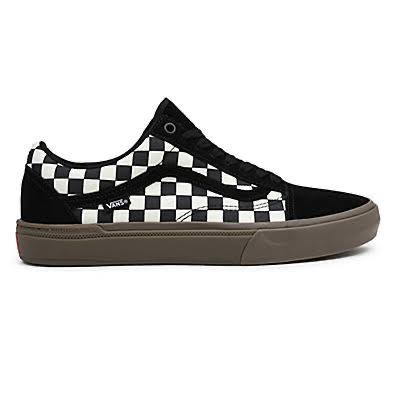 Jual Vans Old Skool Pro BMX Checkerboard Dark Gum Slip On, 41