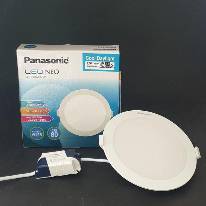 Gambar Panasonic Downlight LED Neo Slim Inbow / Tanam 12 Watt Bulat - Putih dari mcorners88 undefined Tokopedia