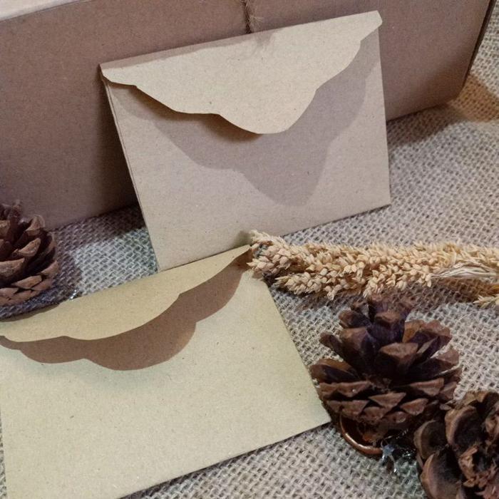 Gambar Amplop Polos Rustic/Aesthetic/Vintage dengan Wax Seal - Amplop Saja, tanpa wax seal dari Henss Gallery undefined Tokopedia