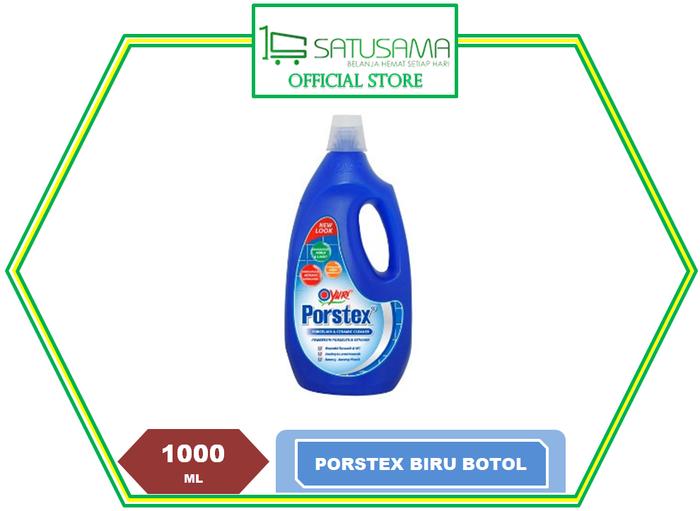 Gambar PORSTEX BOTOL - BIRU 1000 ML dari satusamaonline undefined Tokopedia