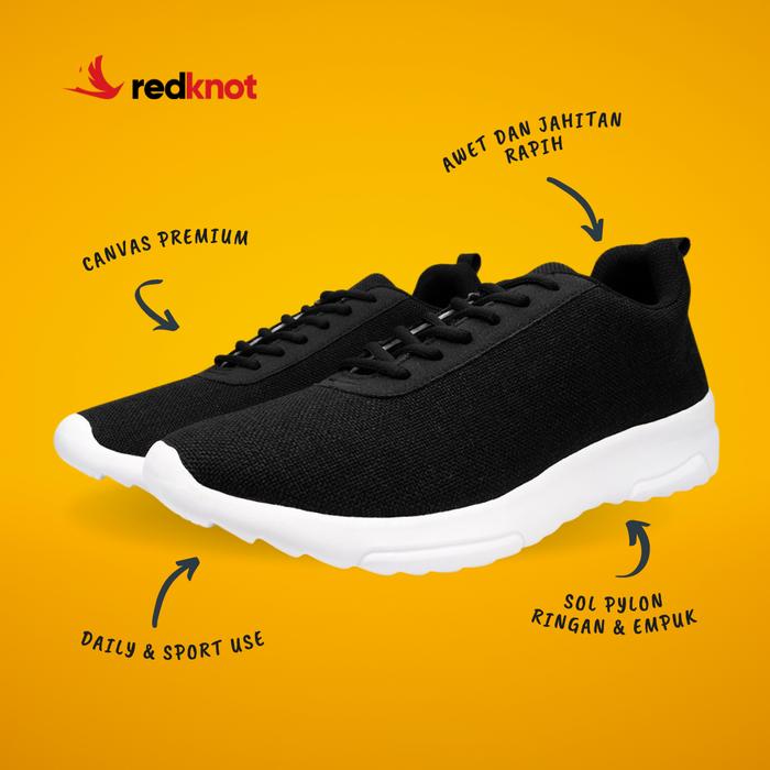 Gambar Redknot Phillip Hitam Sepatu Sneakers Pria Murah - Hitam, 38 dari Redknot - Sepatu Sneakers Pria undefined Tokopedia
