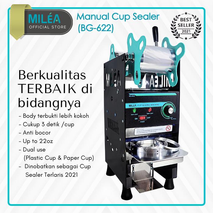Promo Cup Sealer Manual Milea BG622 Penyegel Gelas Minuman 22Oz High