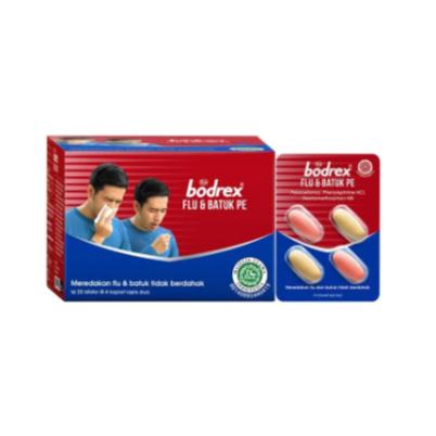 Gambar Bodrex flu dan batuk [25 strip / 4 tablet / 1 box] dari Central Grosir Supplie undefined Tokopedia