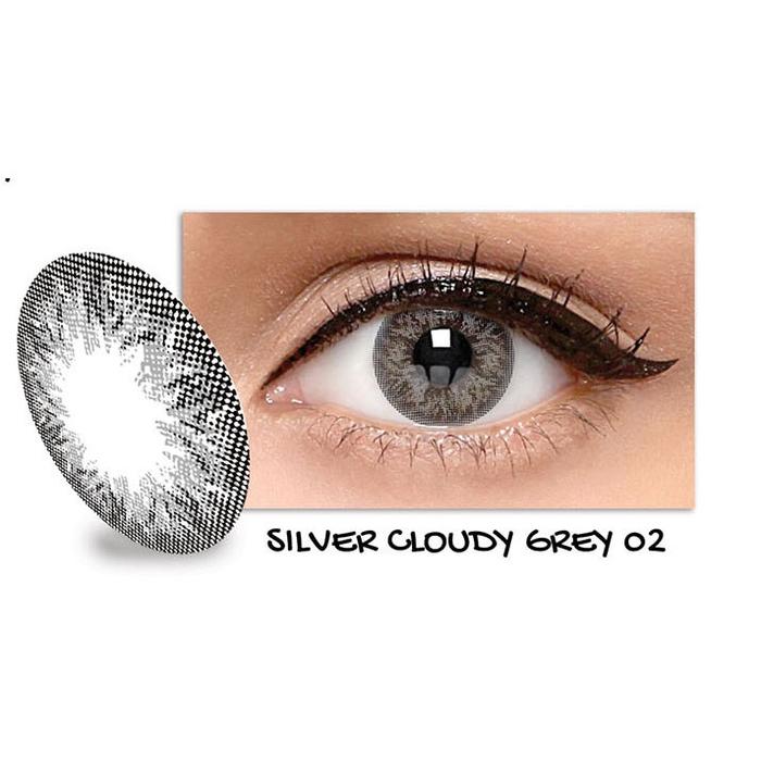 Gambar Softlens ice silver - Cloudy Grey dari Optik Sing undefined Tokopedia