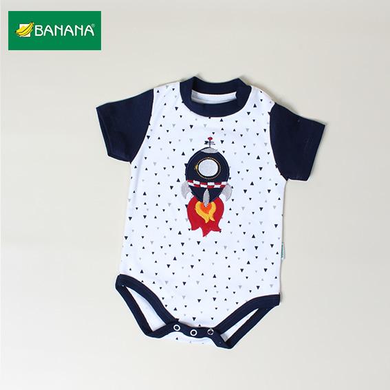 Gambar BANANA Segitiga Jumper Bayi Laki - Laki Bordir Roket - Biru, XS dari BANANA Official Store Kota Administrasi Jakarta Timur Tokopedia