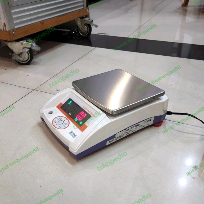 Timabnagn Lab Jual Timbangan emas SSB 6kg x 0,1g / timbangan lab SONIC SS-B 6000g x 0 ...