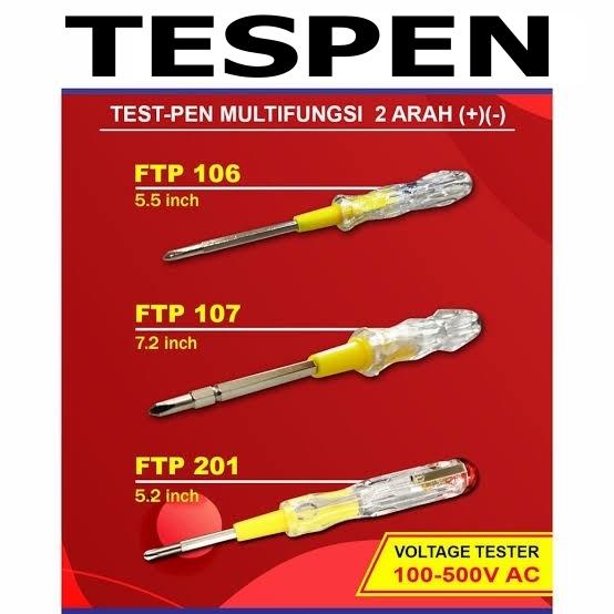 Gambar Obeng Tespen Listrik Terbaik Bolak Balik Sunfree Tes Pen Plus Minus - FTP-201 dari Gerbang Online undefined Tokopedia
