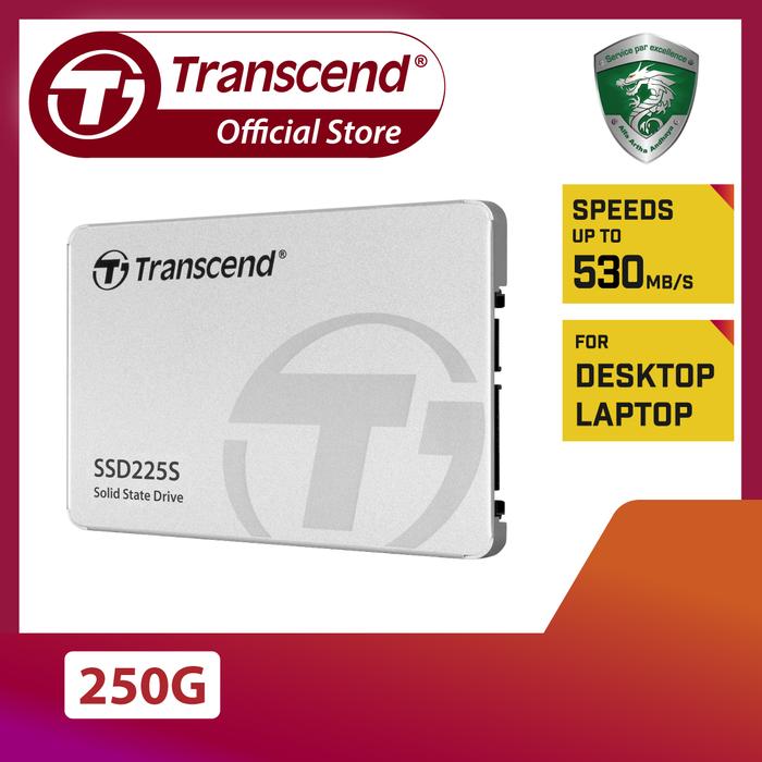 Gambar Transcend SSD SATA3 SSD225S - 250GB dari Transcend Indonesia undefined Tokopedia