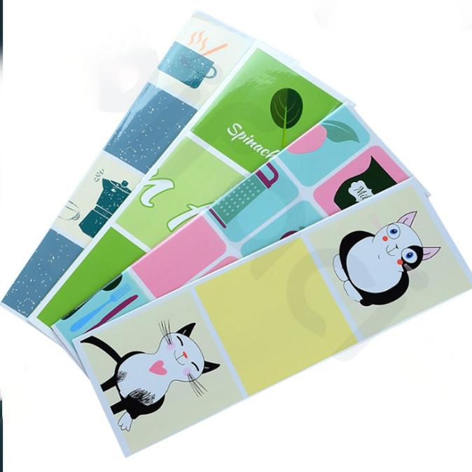 Gambar Stiker Wallpaper Dinding Dapur Anti Air / Minyak Banyak Macam Motif - Random dari GBS Houseware undefined Tokopedia