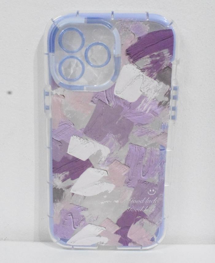 Gambar [iP XR - 13 PRO MAX] Case / Casing Abstract Color Glow In The Dark - Ungu, iP 12 PRO dari Gudang-HP undefined Tokopedia