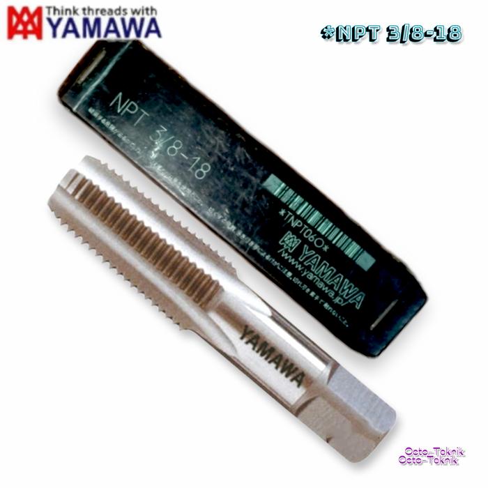 YAMAWAタップヤマワスパイラルタップ PT 3/8-19 SP Ⅱ 18本 YAMAWAタップヤマワスパイラルタップ 3/8-19 PT SP Ⅱ 18本 ヤマワ HSS管用