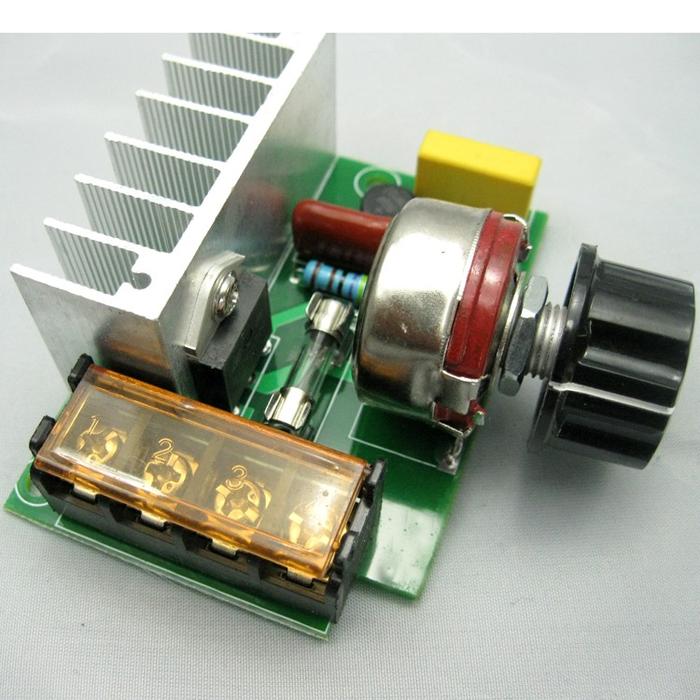 Gambar Dimmer SCR 4000W Motor Speed Controller 220V AC PWM Regulator - Plus Box - 4 Pin dari Multitronic undefined Tokopedia
