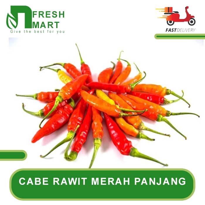 Gambar CABE CABAI RAWIT MERAH PANJANG SUPER SEGAR 500g 1kg - 500g dari N FRESH MART undefined Tokopedia