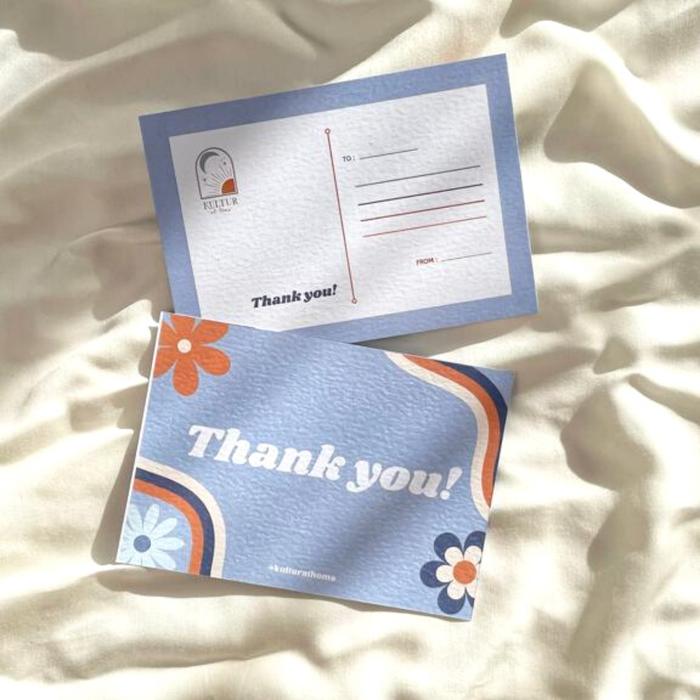Gambar Kultur at Home - Greeting Card - Kartu Ucapan Gift - Thankyou dari Kultur at Home undefined Tokopedia