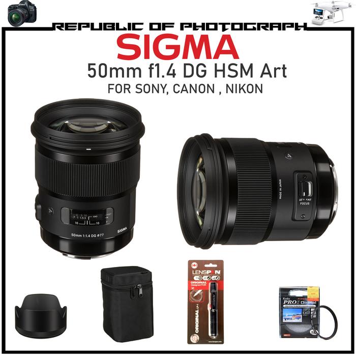 SIGMA 50MM DG HSM ART FOR SONY, CANON, NIKON/ BOX POLOS, FOR SONY