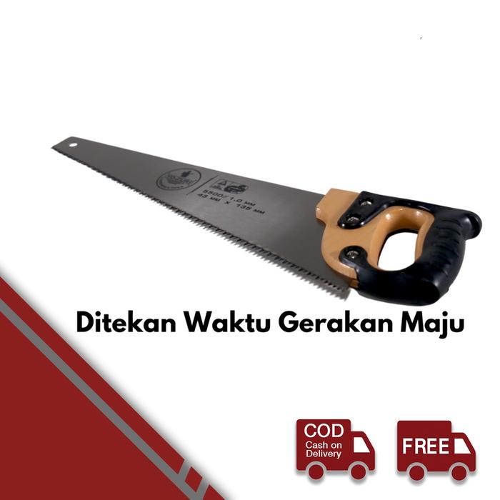 Gambar Gergaji Tukang Kayu Tangan 18 inch Jet Cut S50C Wood Hand Saw 45cm - Gergaji 18inch dari MST TOOLS undefined Tokopedia