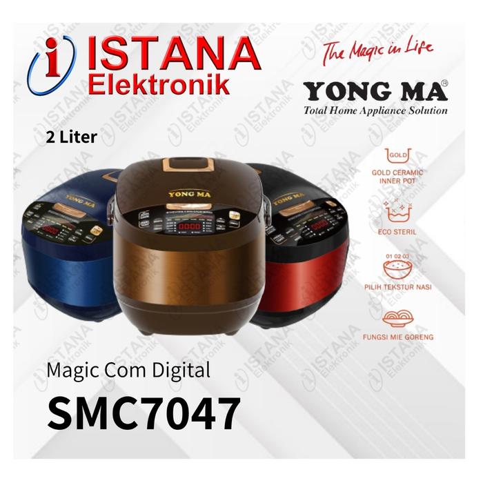 Gambar YONGMA MAGIC COM/RICE COOKER DIGITAL 2 LITER SMC7047 UPGRADE dari ISTANA ELEKTRONIK PALEMBANG undefined Tokopedia