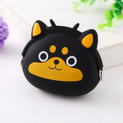 Gambar Dompet koin kecil bahan silikon motif hewan lucu import - KDP001 - kucing hitam dari Toko49 undefined Tokopedia
