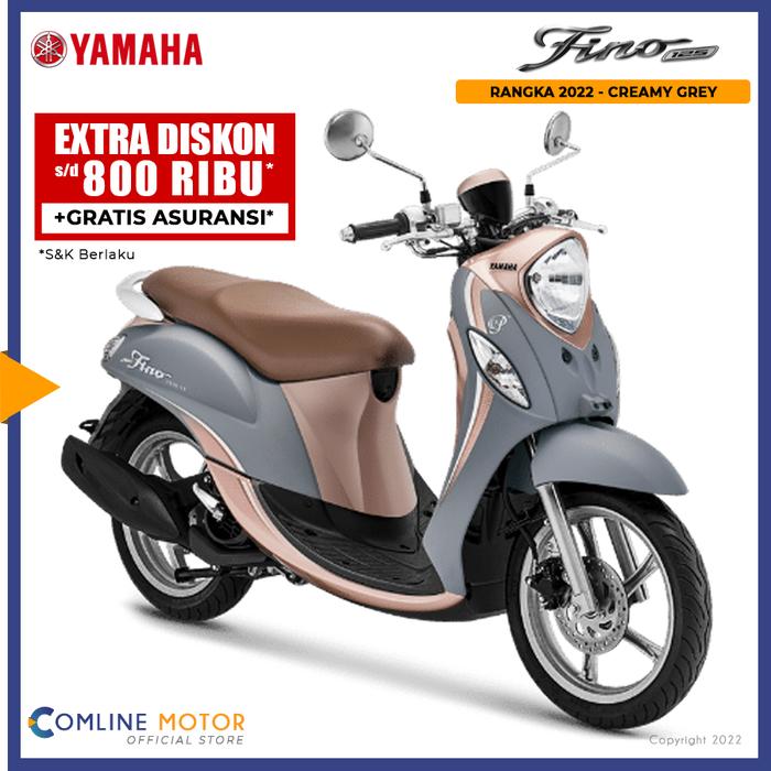 Gambar COMLINE-Yamaha FINO 125 PREMIUM 2022 (FS AUG 2022) - Abu-abu dari ComLine Motor undefined Tokopedia