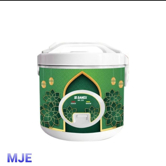 Gambar MAGICOM / RICE COOKER / PENANAK NASI /SANEX 1 LITER MC-158 - MC-158 IJO, Packing bublle dari MULYA JAYA ELEKTRONIK_NEW undefined Tokopedia