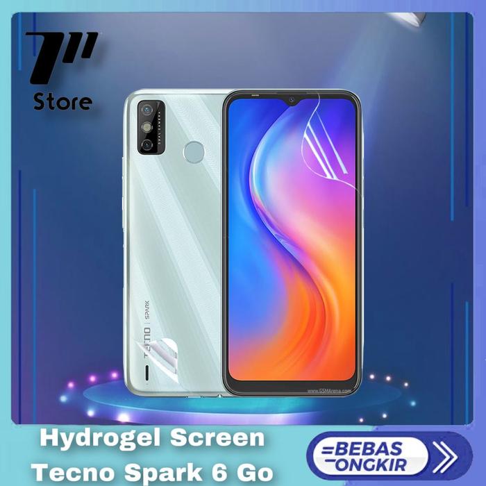 Gambar Tecno Spark 6 Go | 7 Pro NFC Hydrogel Full Screen Protector Anti Gores - Spark 6 Go, Clear Depan dari 777 Store.id undefined Tokopedia