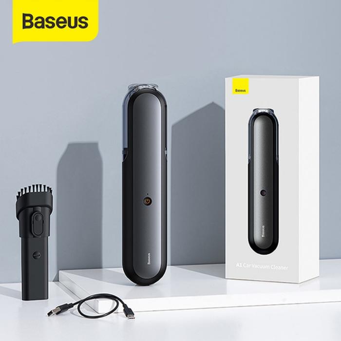 Gambar BASEUS Mini Car Vacuum Cleaner Portable Penghisap Debu Rechargeable - Hitam dari HABIBI SHOP 88 undefined Tokopedia